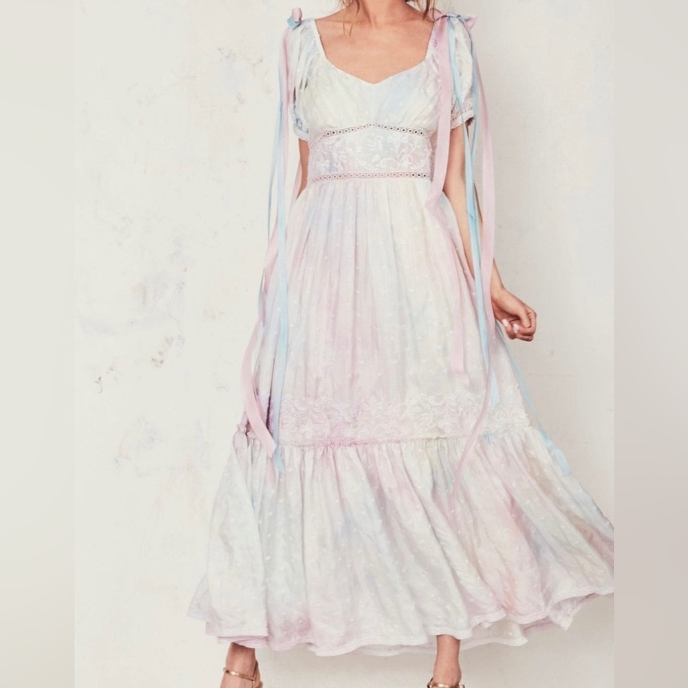 LoveShackFancy Rainbow Angie Dress - New with Defects